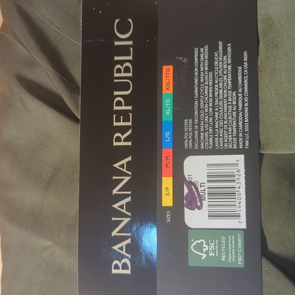 💚S: Banana Republic Long Sleeve Satin Blouse - Picture 8 of 9